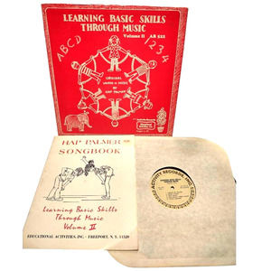 Vntg Learning Basic Skills Through Music Vol II Lp 1969 Vinyl Hap Palmer/ Guide